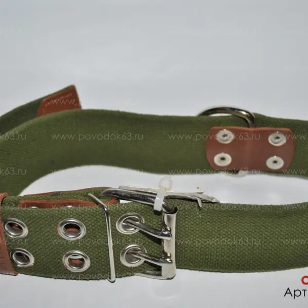 Ошейник брезентовый 53-68см/4,5см