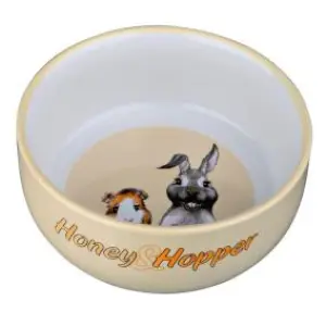 Миска керамическая с рисунком "Honey & Hopper", 250мл/11см