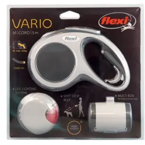 20кг Набор FLEXI "Vario" M (рулетка 5 м, емкость, фонарик), красный