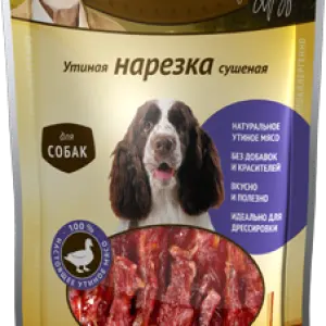 Деревенские лакомства для собак "Утиная нарезка сушеная" 90г