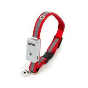 ОШЕЙНИК СВЕТ. ZIVER-402 со светосенсором, красный, 1,2х30см