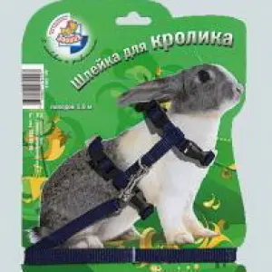 Шлейка д/кролика + поводок 1,5м