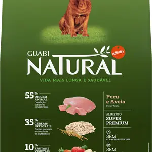Guabi Natural для взрослых собак средних и крупных пород - ЛАЙТ (Индейка и овес) 15кг