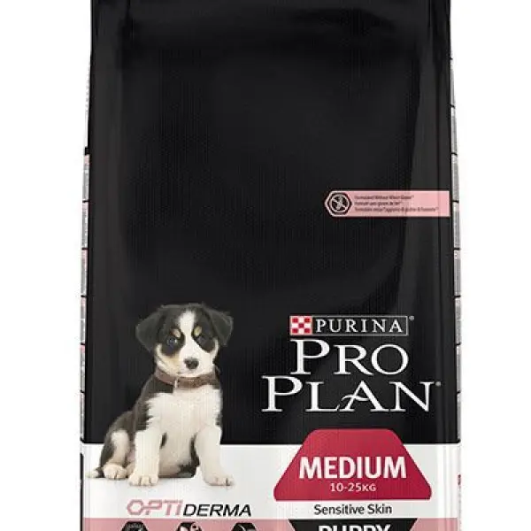 Средние щенки Pro Plan Medium Puppy Sensitive Лосось с рисом 3кг