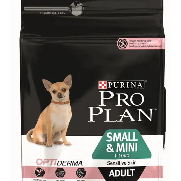 PRO PLAN Small & Mini Sensitive Derma Лосось с рисом 7кг