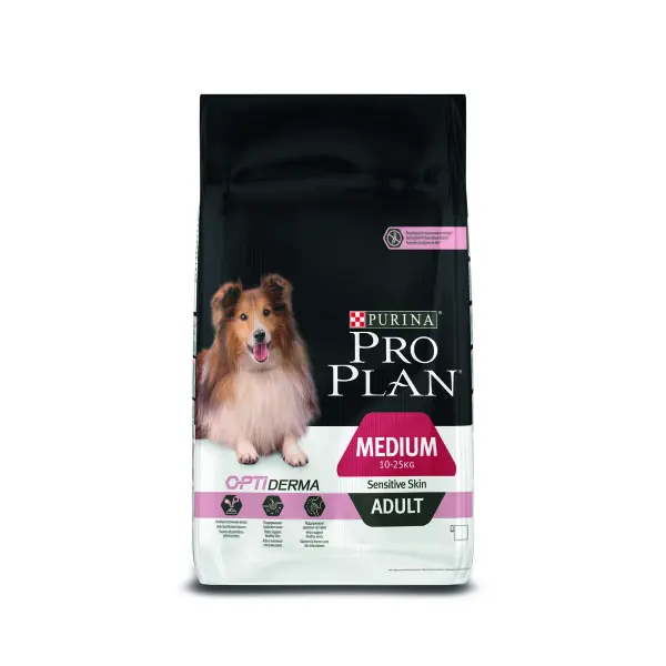 Pro Plan Medium Adult Sensitive Skin Лосось с рисом 14кг