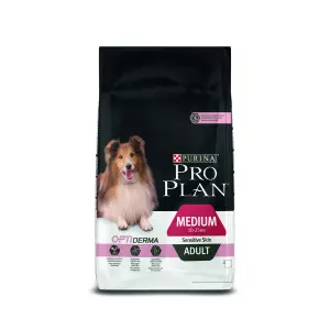 Pro Plan Medium Adult Sensitive Skin Лосось с рисом 18кг