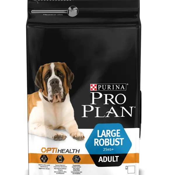 Pro Plan для взрослых собак крупных пород с мощным телосложением, курица с рисом, пакет, 3 кг