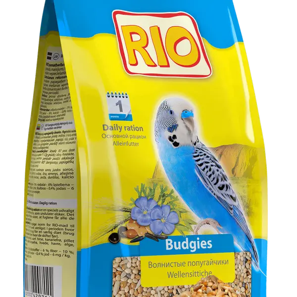 RIO. Корм для волнистых попугайчиков. Основной рацион 500гр.