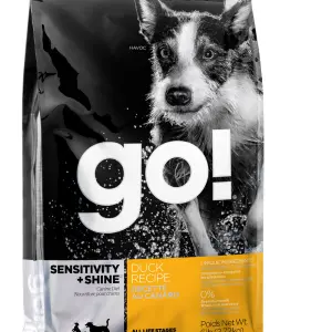 GO! Для Щенков и Собак с Цельной Уткой и овсянкой (Sensitivity + Shine Duck Dog Recipe 22/12) 11,3кг