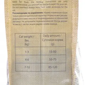 18кг ORGANIX Adult Cat Lamb сухой полнорационный гипоаллергенный корм для взрослых кошек ЯГНЕНОК 32/18