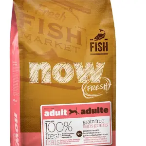 02,72кг NOW FRESH Grain Free Fish Adult Recipe DF Беззерновой для взрослых собак с форелью и лососем для чувствительного пищеварения 24/14