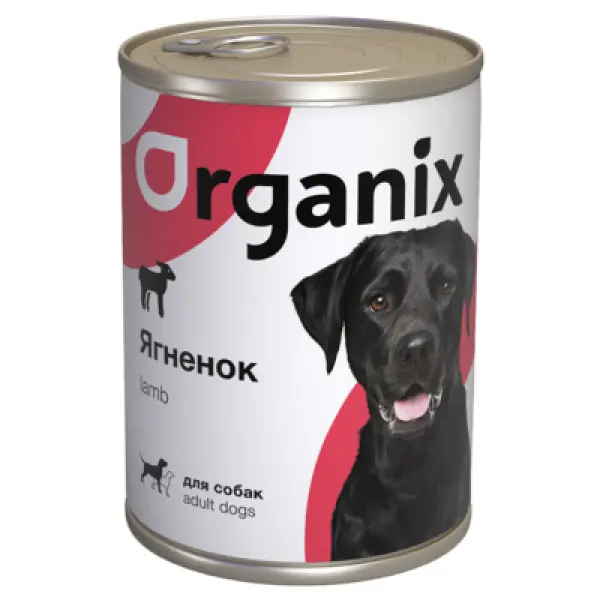 Organix консервы для собак с ягненком, 410гр