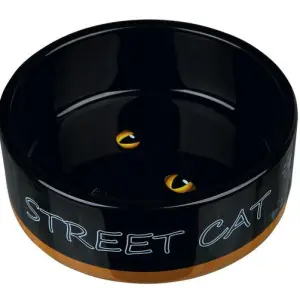 Миска керамическая Street Cat, 0.3 л/ф 12 см (в ассортименте)