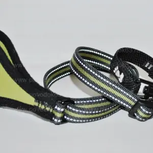 Hurtta Jogging Leash Хурта Поводок регулируемый светоотражающий светло-зеленый, 60-90см*20 мм