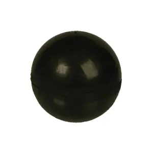 Игрушка "Мяч" цельнорезиновый черный (блистер), d 50 мм