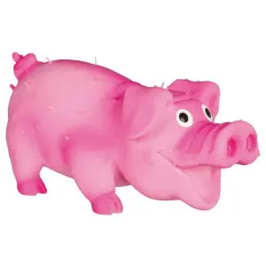 Игрушка для собак "Свинка со щетиной", 10см., латекс.