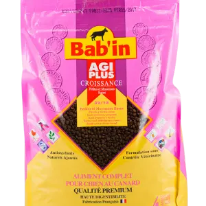 Bab'in Agi Plus  croissance PMR 29/14, утка и лосось 4кг