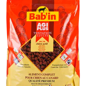 Bab'in Agi Plus tentation 26/16, утка и лосось 4кг