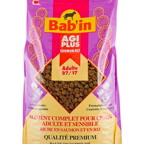 Bab'in Plus Saumon Riz 27/17,лосось и рис 15кг
