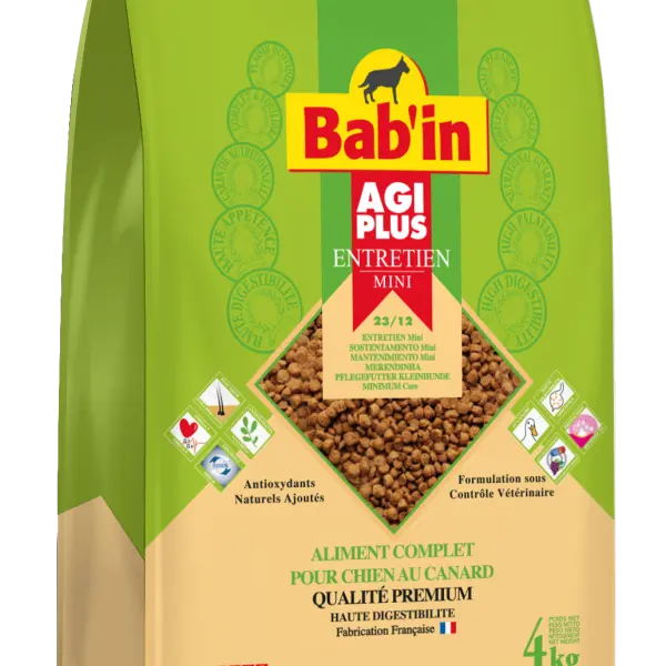 Bab'in Agi Plus Entretien Mini 24/11,утка и свинина 4кг