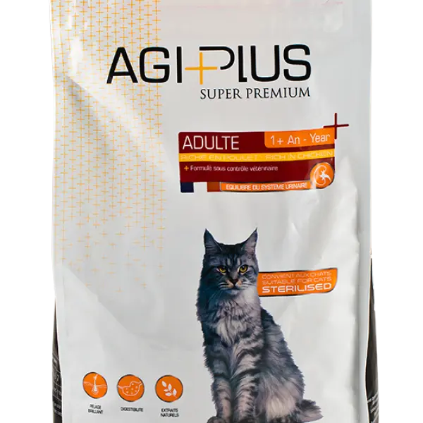 Bab'in Agi Plus Adult Poulet 27/17 с Курицей 2кг