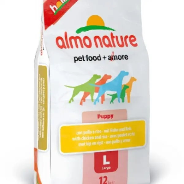 Корм Almo Nature для щенков крупных пород с курицей, Large Puppy&Chicken (12кг)
