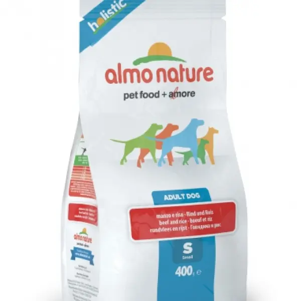 Корм Almo Nature для взрослых собак малых пород с говядиной,Small&Beef and Rice Holistic (02кг)