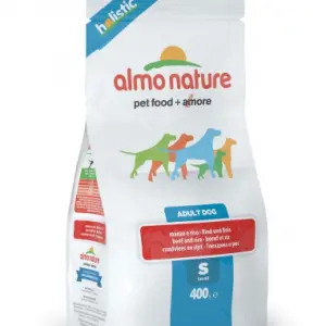 Корм Almo Nature для взрослых собак малых пород с говядиной,Small&Beef and Rice Holistic (0,4кг)