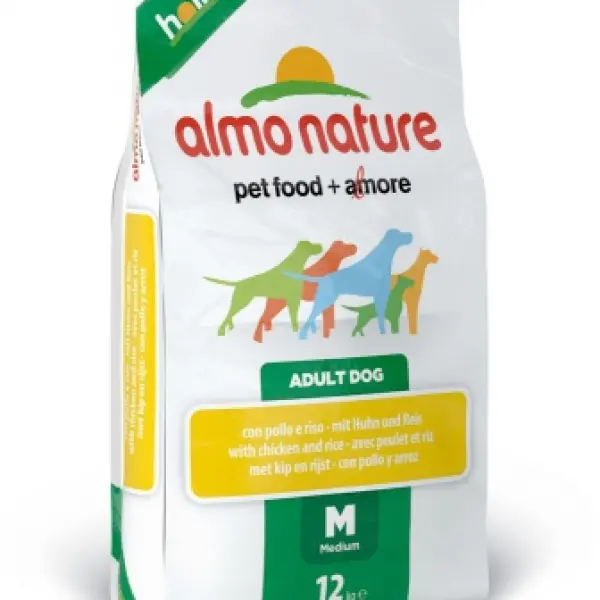 Корм Almo Nature для взрослых собак с курицей,Medium&Chicken (02кг)