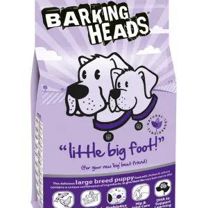 Корм Barking Heads для щенков крупных пород с курицей, лососем и рисом "Большелапый малыш" (12кг)