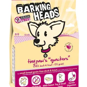 Корм Barking Heads беззерновой корм для собак мелких пород с уткой и бататом "Кряква для мелколапого" 4кг