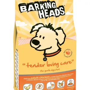 Корм Barking Heads для собак с чувствительным пищеварением с курицей и рисом "Нежная забота" 6кг