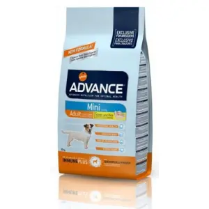 Корм Advance для взрослых собак малых пород с курицей и рисом, Mini Adult (0,8кг)