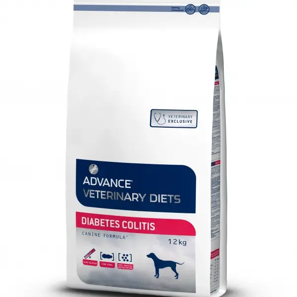 Корм Advance для собак при сахарном диабете и колитах, Diabetes Colitis (12кг)