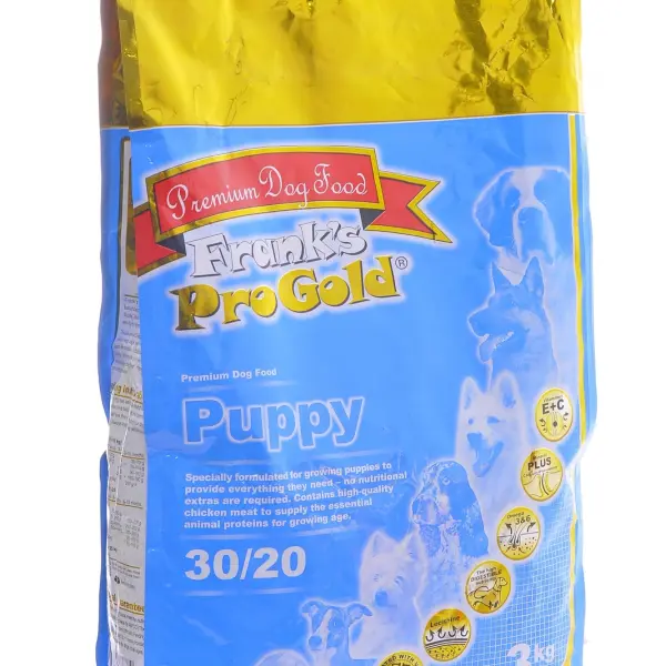 Корм Frank's ProGold для щенков всех пород "Курица по-королевски", Puppy 30/20, (03кг)