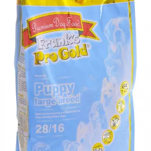 Корм Frank's ProGold для щенков крупных пород "Курица по-королевски", Puppy Large Breed 28/16, (03кг)