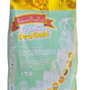 Корм Frank's ProGold для собак "Контроль веса" с индейкой и курицей Light/Senior 17/8, (15кг)