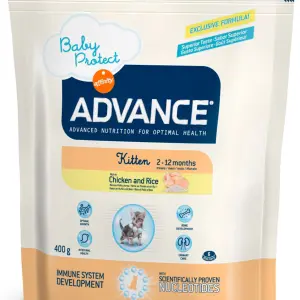 Корм Advance для котят с 2 до 12 месяцев, Baby Protect Kitten (0,4кг)