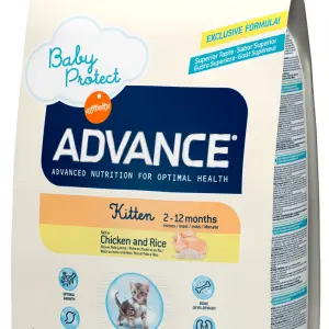 Корм Advance для котят с 2 до 12 месяцев, Baby Protect Kitten (1,5кг)