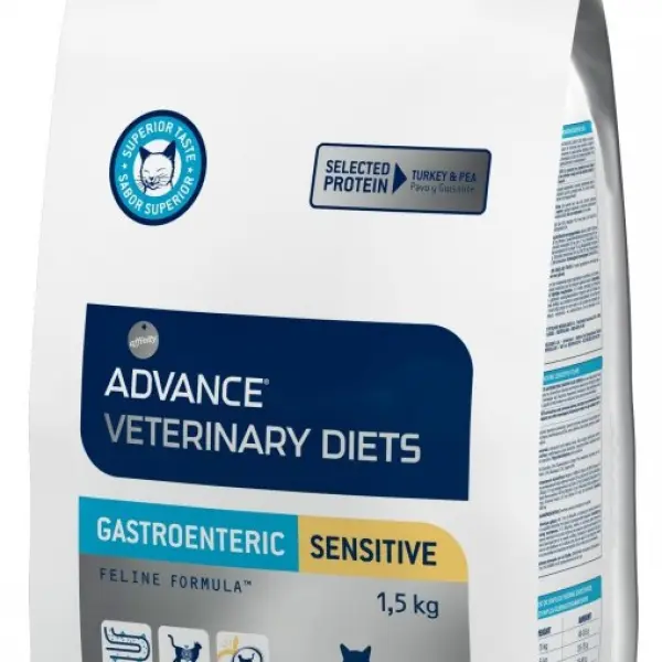 Корм Advance для кошек с заболеваниями желуд.-кишечн. тракта с индейкой, Gastroenteric sensitive (1,5кг)