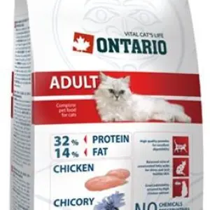 Корм Ontario для взрослых кошек с курицей, Adult (02кг)