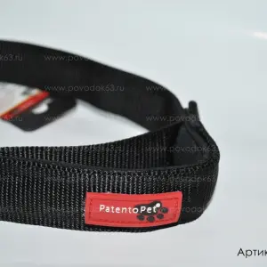 Patento Pet Basic ошейник 61-70 см, черный
