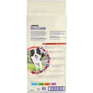 Dog Chow для активных взрослых собак, курица 14кг