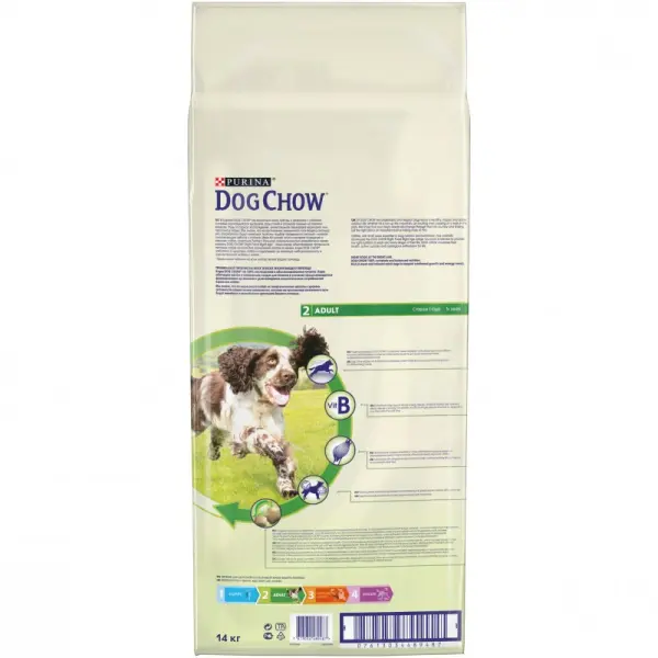 Dog Chow Adult для взрослых собак, курица 14кг