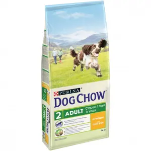Dog Chow Adult для взрослых собак, курица 14кг