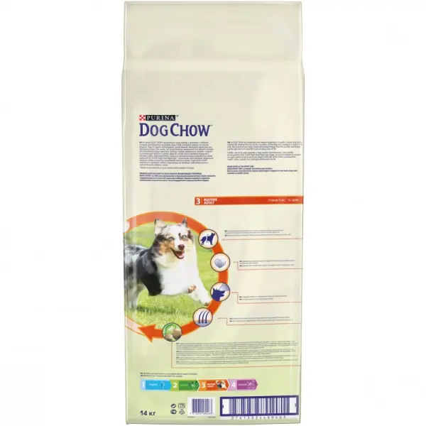 Dog Chow Mature Adult для собак старше 5 лет, ягненок14кг