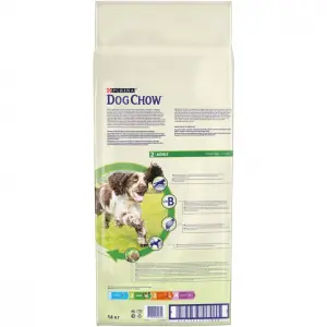 Dog Chow Adult для взрослых собак, ягнёнок 14кг