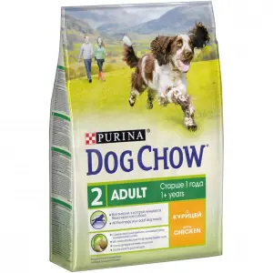 Dog Chow Adult для взрослых собак, курица 02,5кг