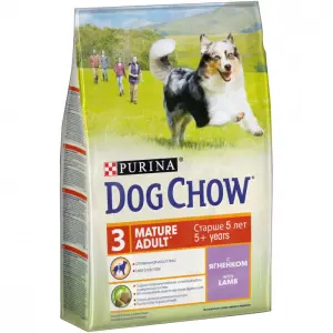 Dog Chow Mature Adult для собак старше 5 лет, ягнёнок 02,5кг